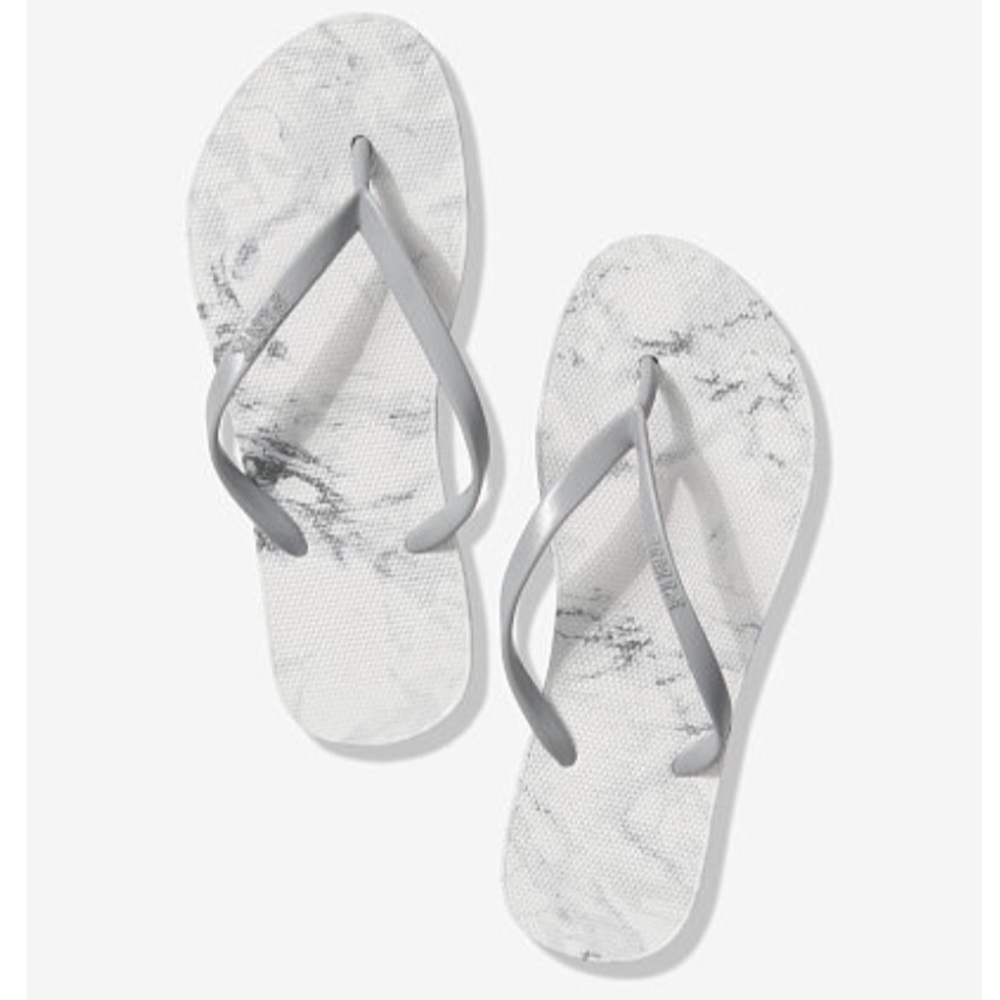Pink by Victoria’s Secret Flip Flops - Picture 1 of 4